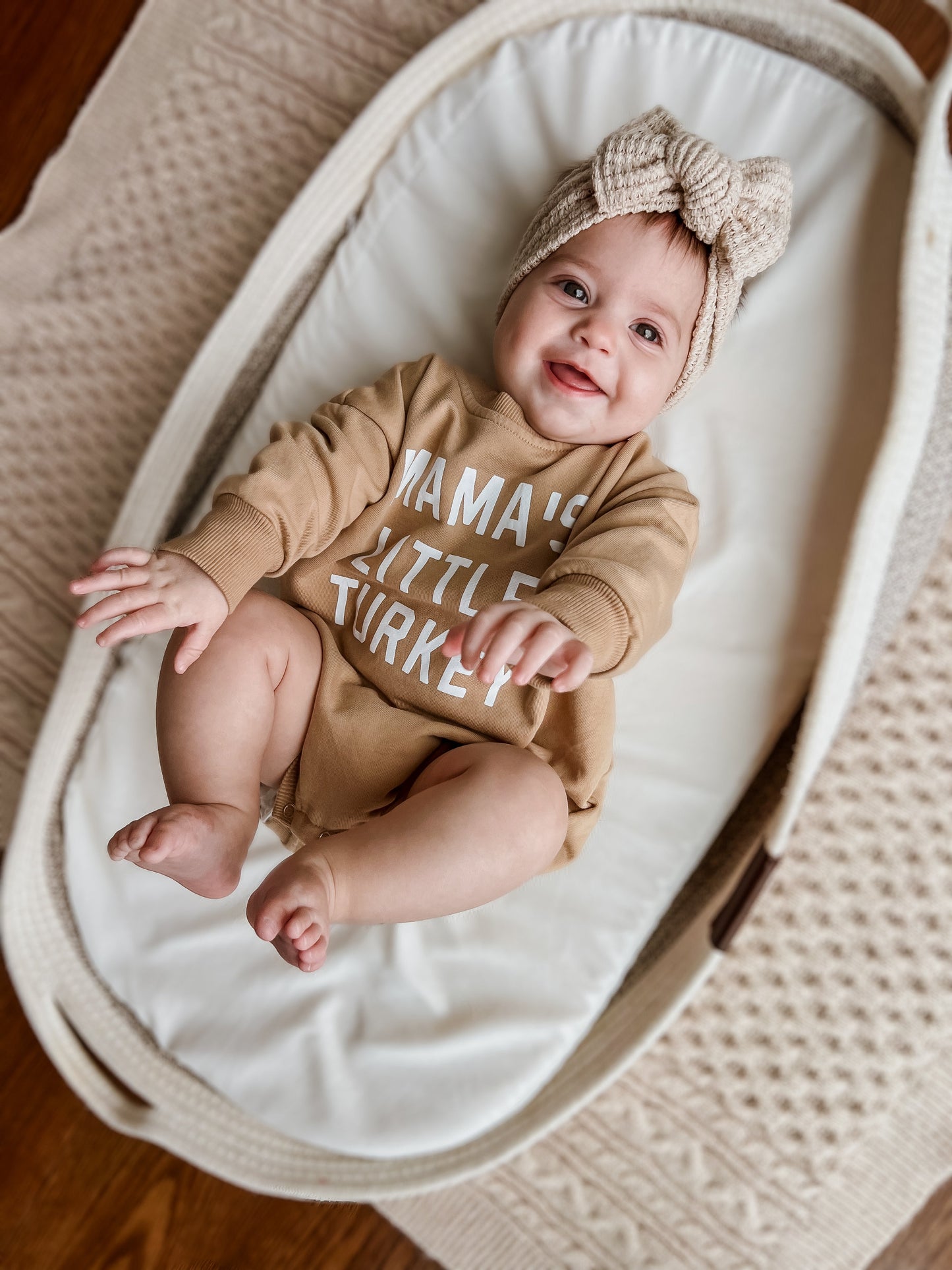 Mama's Little Turkey Sweatshirt Romper - more colors